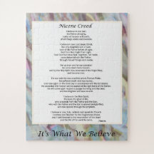 Puzzle Nicene Creed Large Biet Christian Prayer