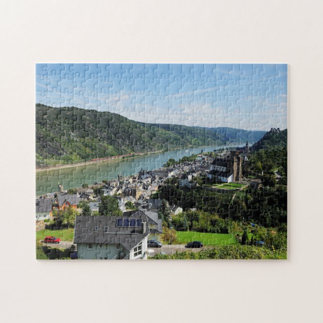 Puzzle Oberwesel im Mittelrheintal Pussel (Horisontell)