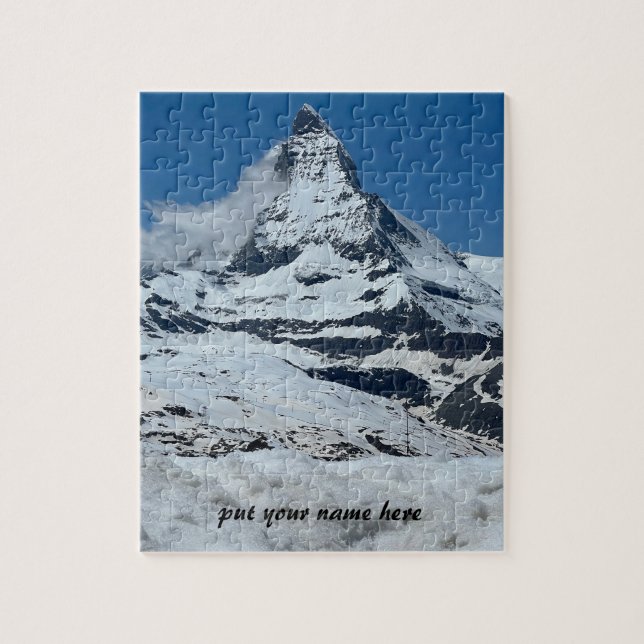 Puzzle of Matterhorn, Zermatt  Pussel (Vertikal)