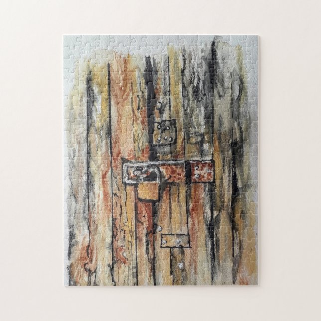 Puzzle old Door Pussel (Vertikal)