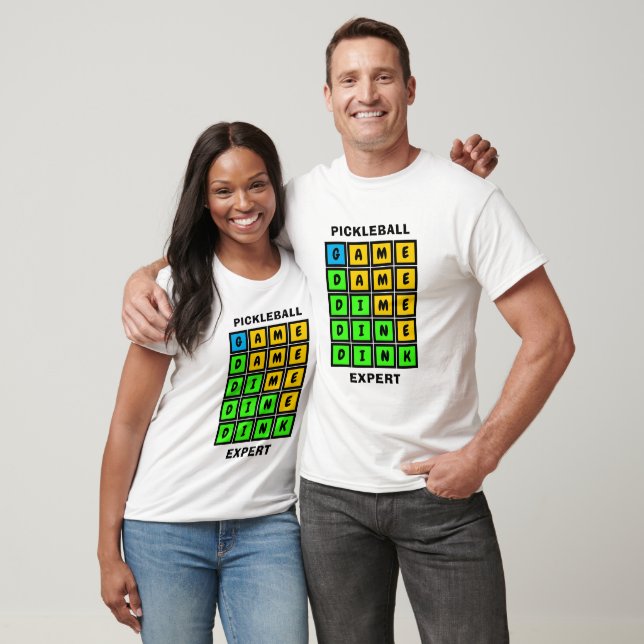 Puzzle ORD GAME DINK Pickleball T Shirt (Unisex)