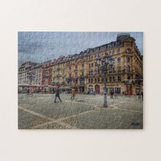 Puzzle “Plaza urbana – Frankfurt clásica” Pussel