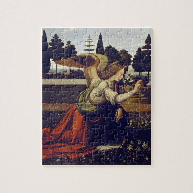 Puzzle Printable | Da Vinci-meddelandet Pussel (Vertikal)