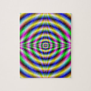 Puzzle Psychedelic Neon Öga Pussel