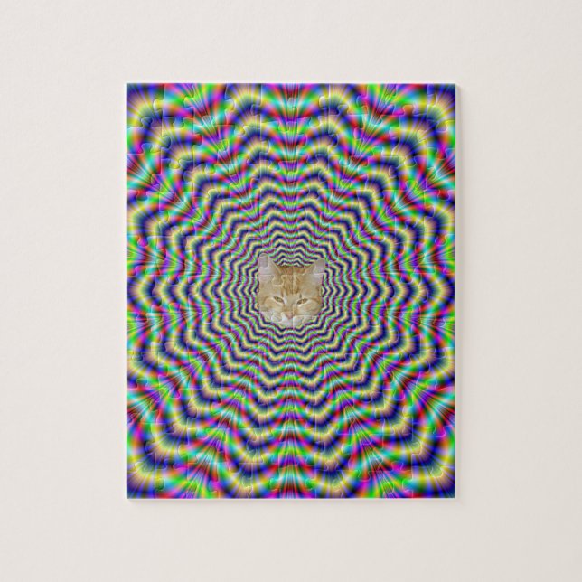 Puzzle Psychedelic Webben Star Pussel (Vertikal)