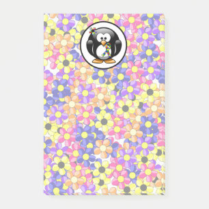 Puzzle Ribbon Penguin Post-it Block