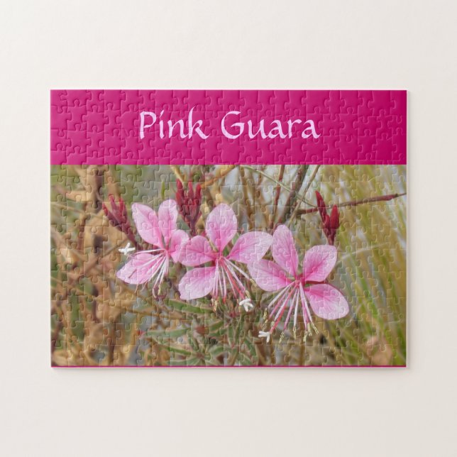 Puzzle - Rosa Guara Pussel (Horisontell)