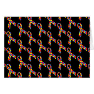 Puzzle Rosett band Hälsningskort