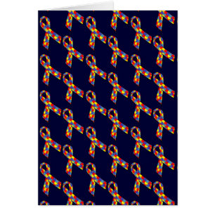 Puzzle Rosett band Hälsningskort