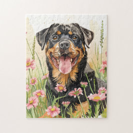 Puzzle – Rottweiler Puzzle Pussel