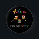 Puzzle Uggla Cute Autism Awareness Autistic Kid Knapp<br><div class="desc">Puzzle Uggla Cute Autism Awareness Autistic Kid. Fantastisk Birding och Uggla Älskare.</div>