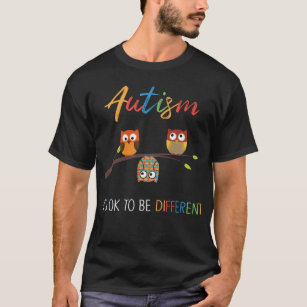 Puzzle Uggla Cute Autism Awareness Autistic Kid T Shirt