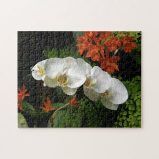 puzzle - White Orchids Pussel