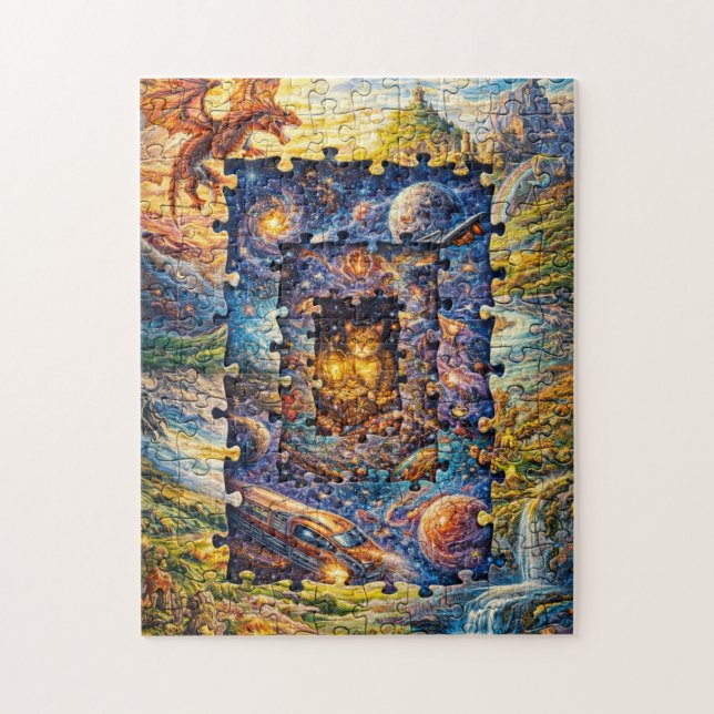 Puzzle Within a Puzzle Mind-Bending Nested Pussel (Vertikal)