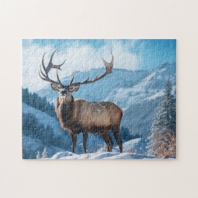 Puzzle Yellowstone Elk Pussel (Horisontell)