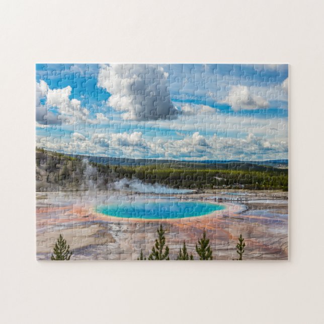 Puzzle Yellowstone Hett Pot Pussel (Horisontell)