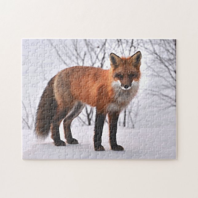 Puzzle Yellowstone Red Fox Pussel (Horisontell)
