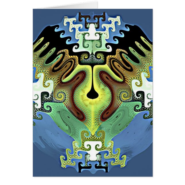 puzzleman hälsningskort (Framsidan)