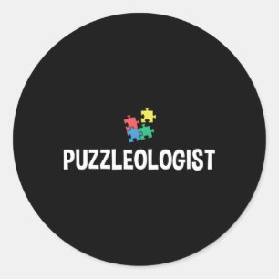 Puzzleolog Puzzle Puzzle Collector Jigszl Puzzl Runt Klistermärke