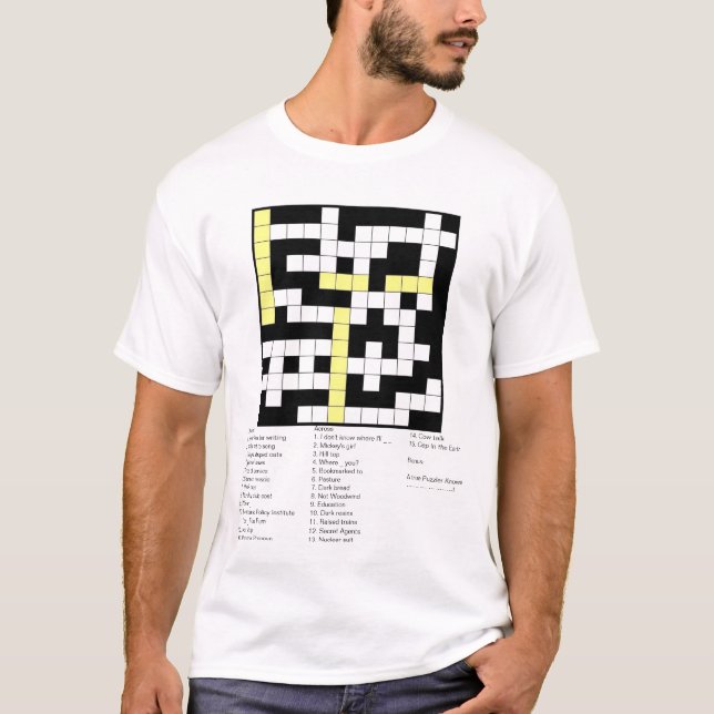 Puzzlersmotto Tee Shirt (Framsida)