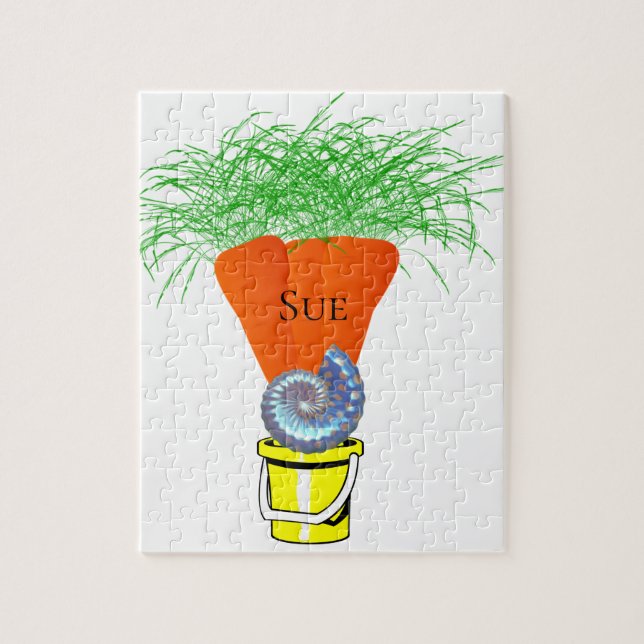 Puzzles Carrots Beach Snäcka Pussel (Vertikal)