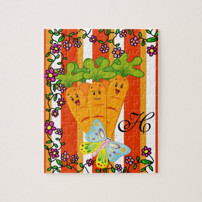 Puzzles Carrots Butterfly Rand Pussel (Vertikal)