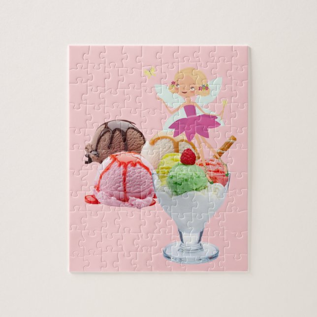 Puzzles Fairy Ice Cream Pussel (Vertikal)