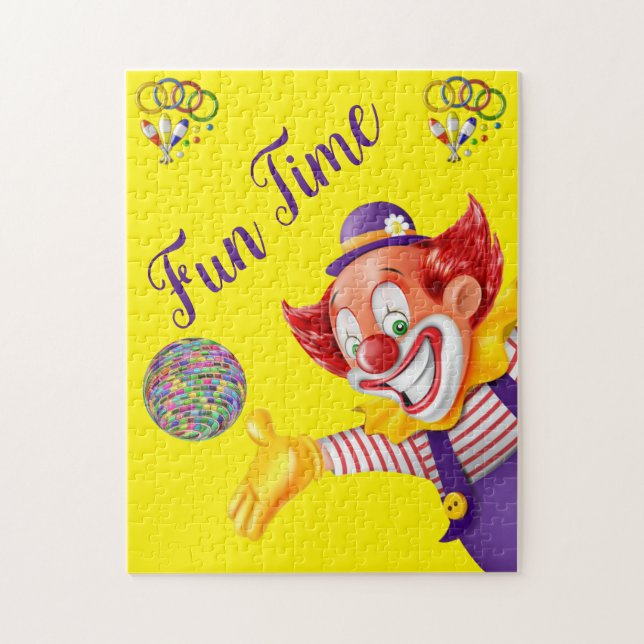 Puzzles Gult Clown Pussel (Vertikal)
