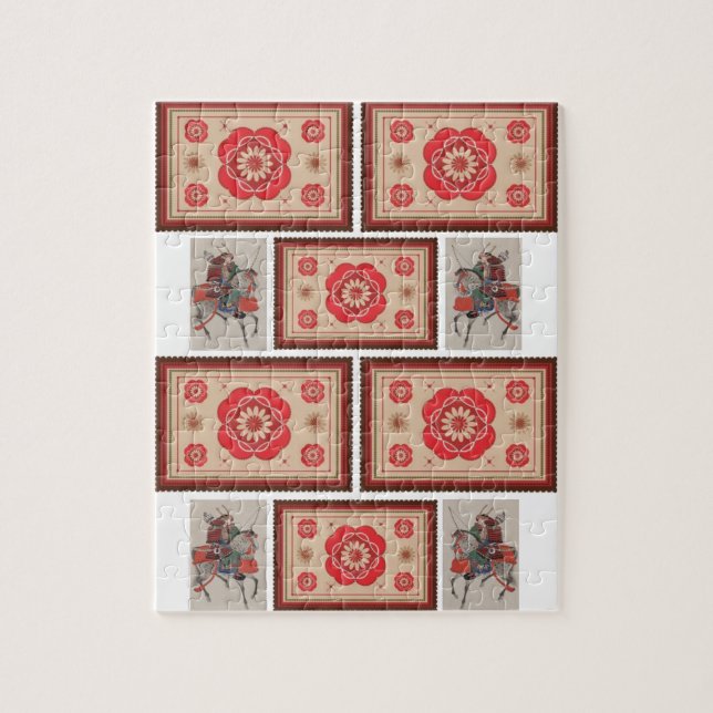 Puzzles Japansk Armor Pussel (Vertikal)