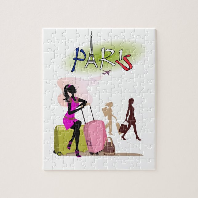 Puzzles Paris Frankrike Vacation Pussel (Vertikal)