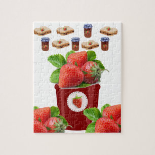 Puzzles Peanut Butter Strawberry Sylt Jelly Pussel