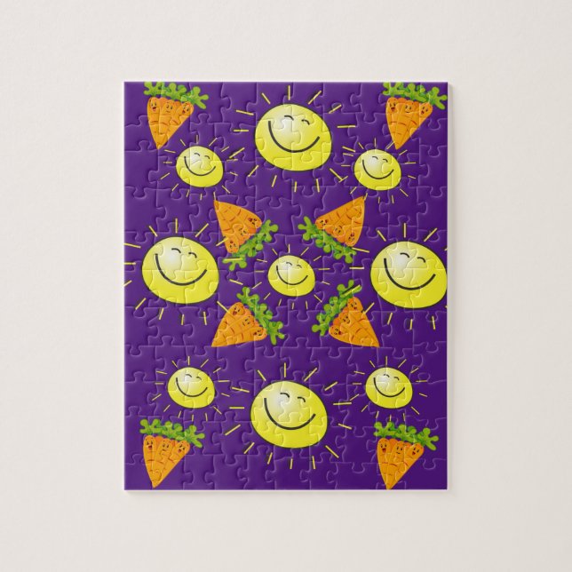 Puzzles Sol Carrots Lila Pussel (Vertikal)