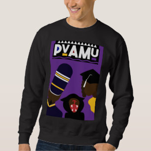 PVAMU Family Crewnacke 2021 - Homecoming Lång Ärmad Tröja