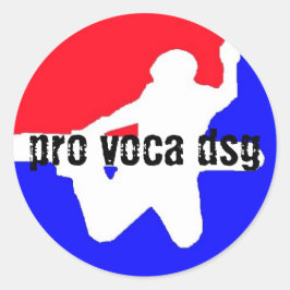 PVD-metod - betygsmärkning Runt Klistermärke