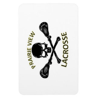 PVSkull och Sticks Magnet