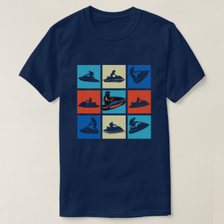 PWC Pop Artish Watercraft Shapes T Shirt
