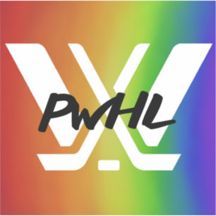 PWHL Women's Hockey Pride Sticker Klistermärken