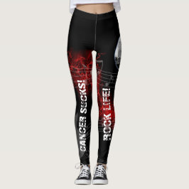 PWL-cancer suger damasker Leggings
