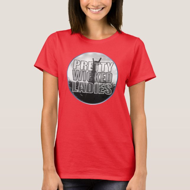 PWL Horns! T Shirt (Framsida)