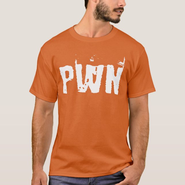 Pwn Defeat Gaming familj T Shirt (Framsida)