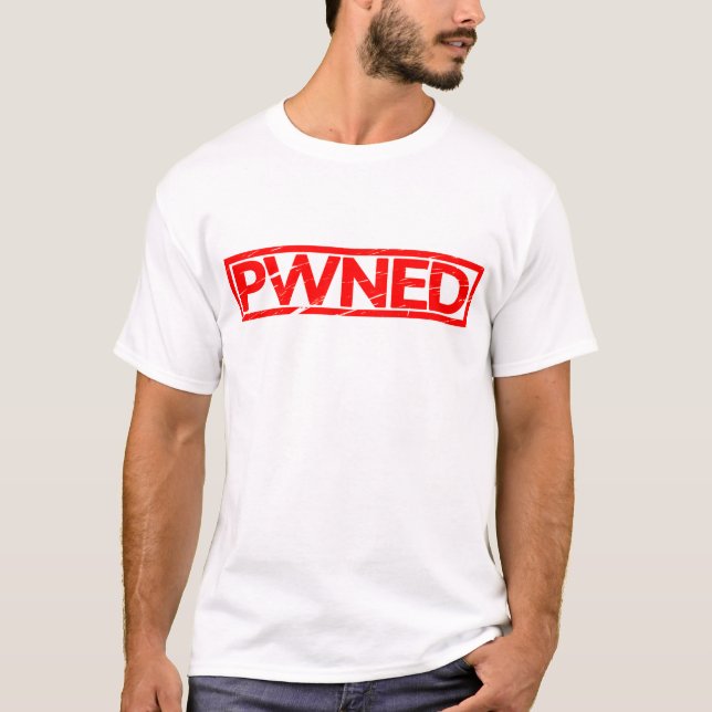 Pwned stämpel t shirt (Framsida)