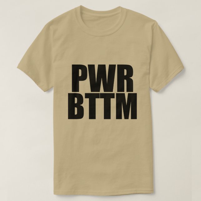 PWR BTTM T-Shirt (Design framsida)