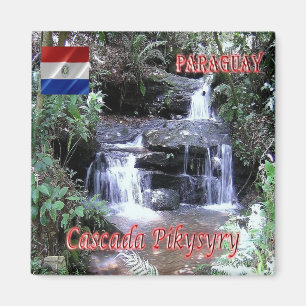 PY - Paraguay - Pikysyry Waterfall Magnet