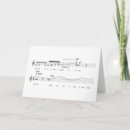 Pyat'Pesen Blank Notecard Kort