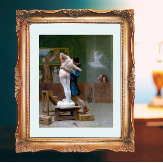 Pygmalion and Galatea Fototryck