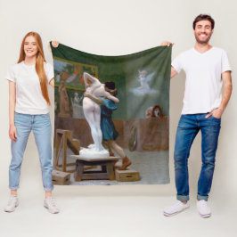 Pygmalion och Galatea Fleecefilt