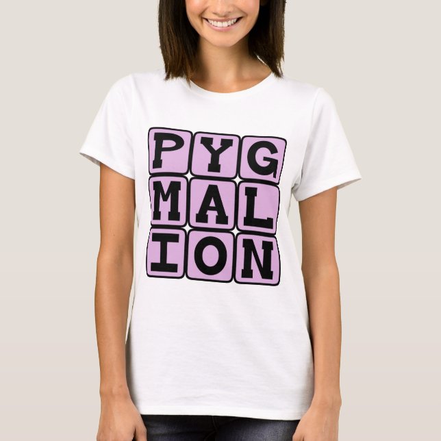 Pygmalion, Shaw-pjäs Tee (Framsida)