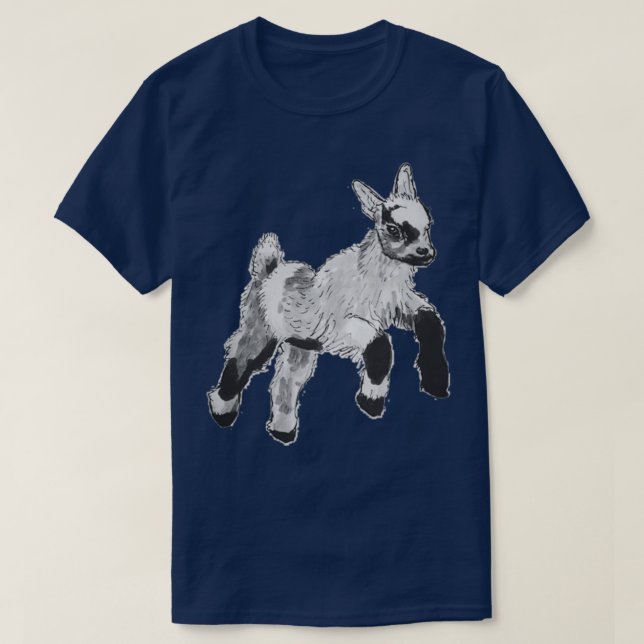 Pygmy Goat   (2)  T Shirt (Design framsida)