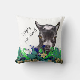 Pygmy Goat Painting Herd Namn Goat Pillow Kudde