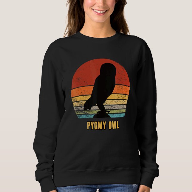 Pygmy Uggla lilla Ugglor Bird Night Måne Uggla T Shirt (Framsida)